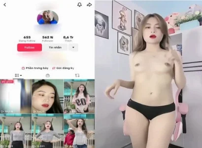 Anh chơi em Tiktoker da trắng thân hình cực ngon